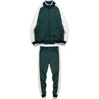 MunaWear - Tracksuits - Caden - Stylish Men's Tracksuit Set With Colorblock Design For Active Lifestyle - 