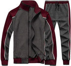 Caden - Stylish Men's Tracksuit Set With Colorblock Design For Active Lifestyle 5