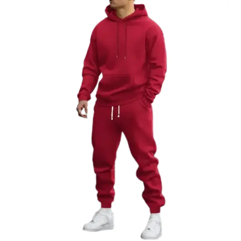 MunaWear - Tracksuits - Caden - Stylish Men's Tracksuit Set With Hoodie And Joggers For Everyday Comfort - 