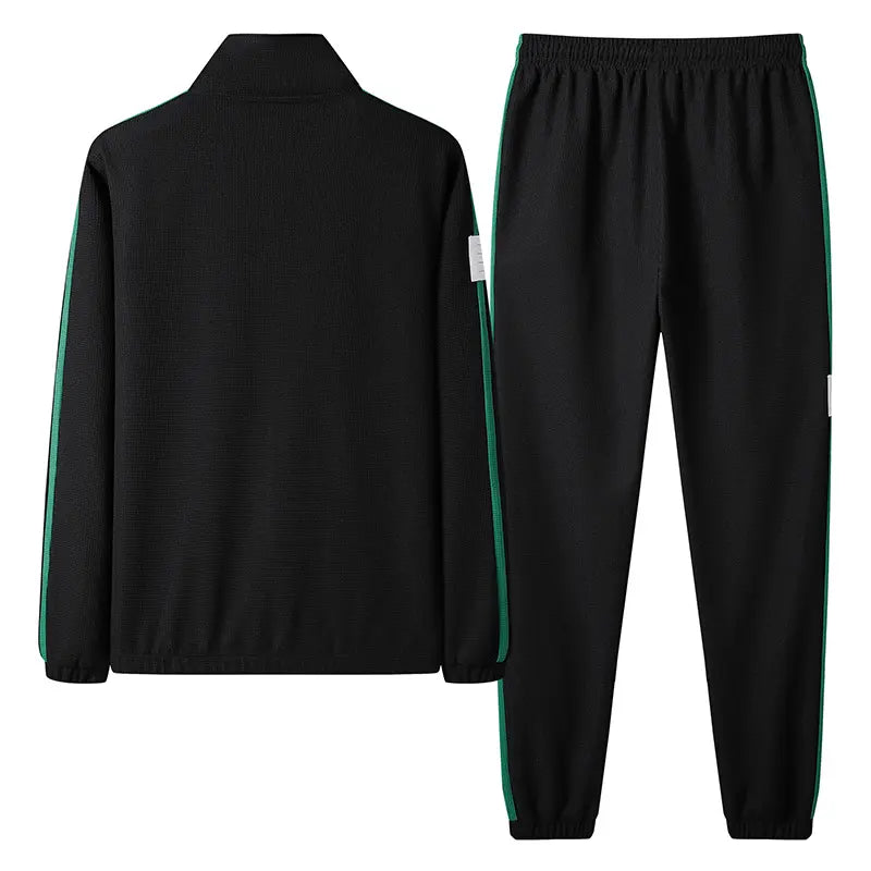 Caden - Stylish Men's Tracksuit Set With Stripe Design For Active Days 1