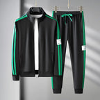 Caden - Stylish Men's Tracksuit Set With Stripe Design For Active Days 0