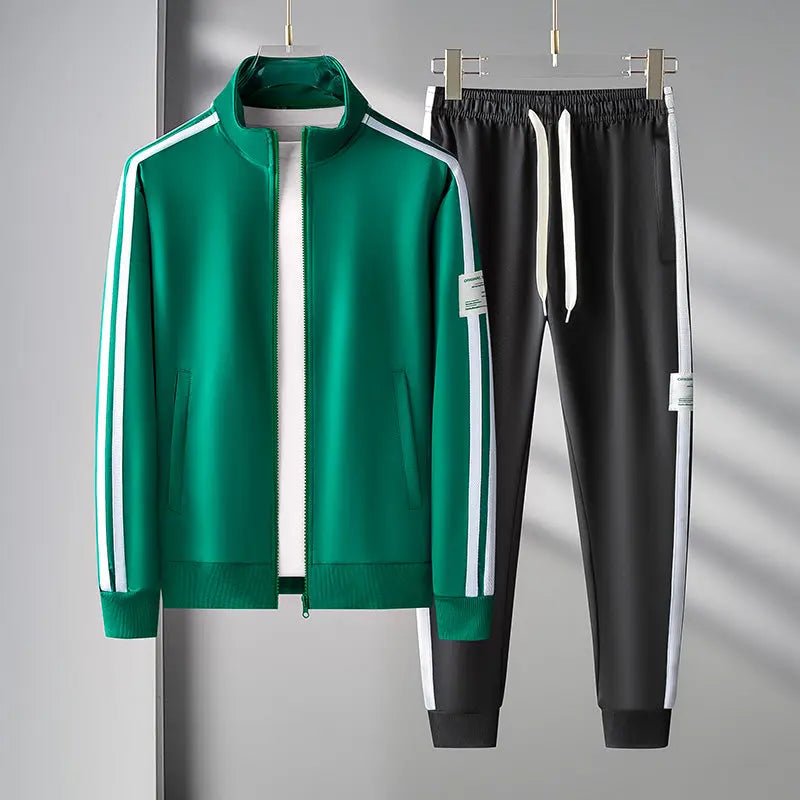 Caden - Stylish Men's Tracksuit Set With Stripe Design For Active Days 2