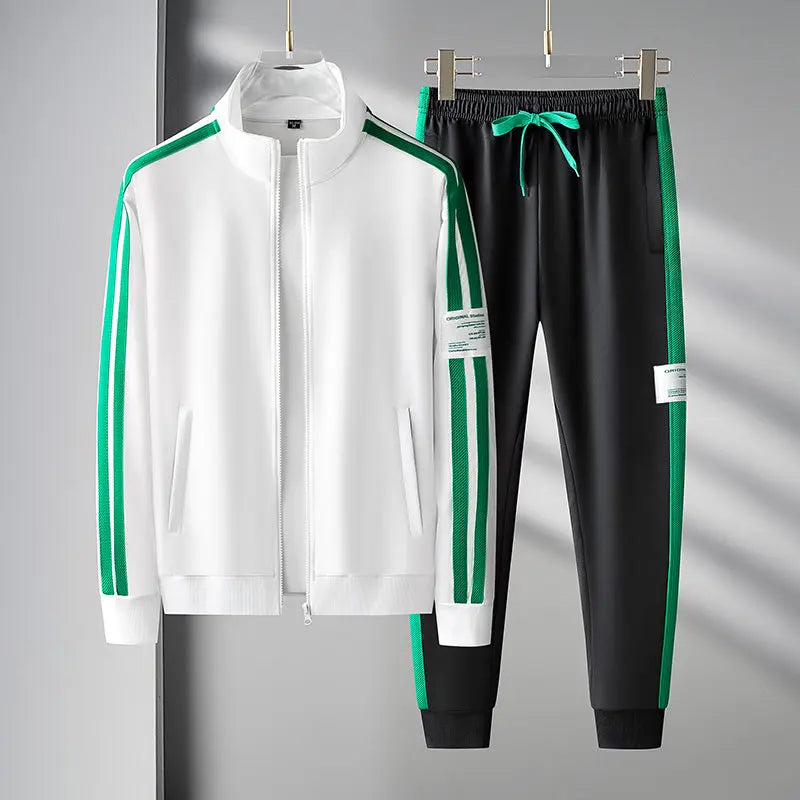 Caden - Stylish Men's Tracksuit Set With Stripe Design For Active Days 5