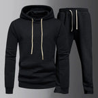 Caden - Textured Men's Loungewear Set With Hoodie For Casual Comfort 3