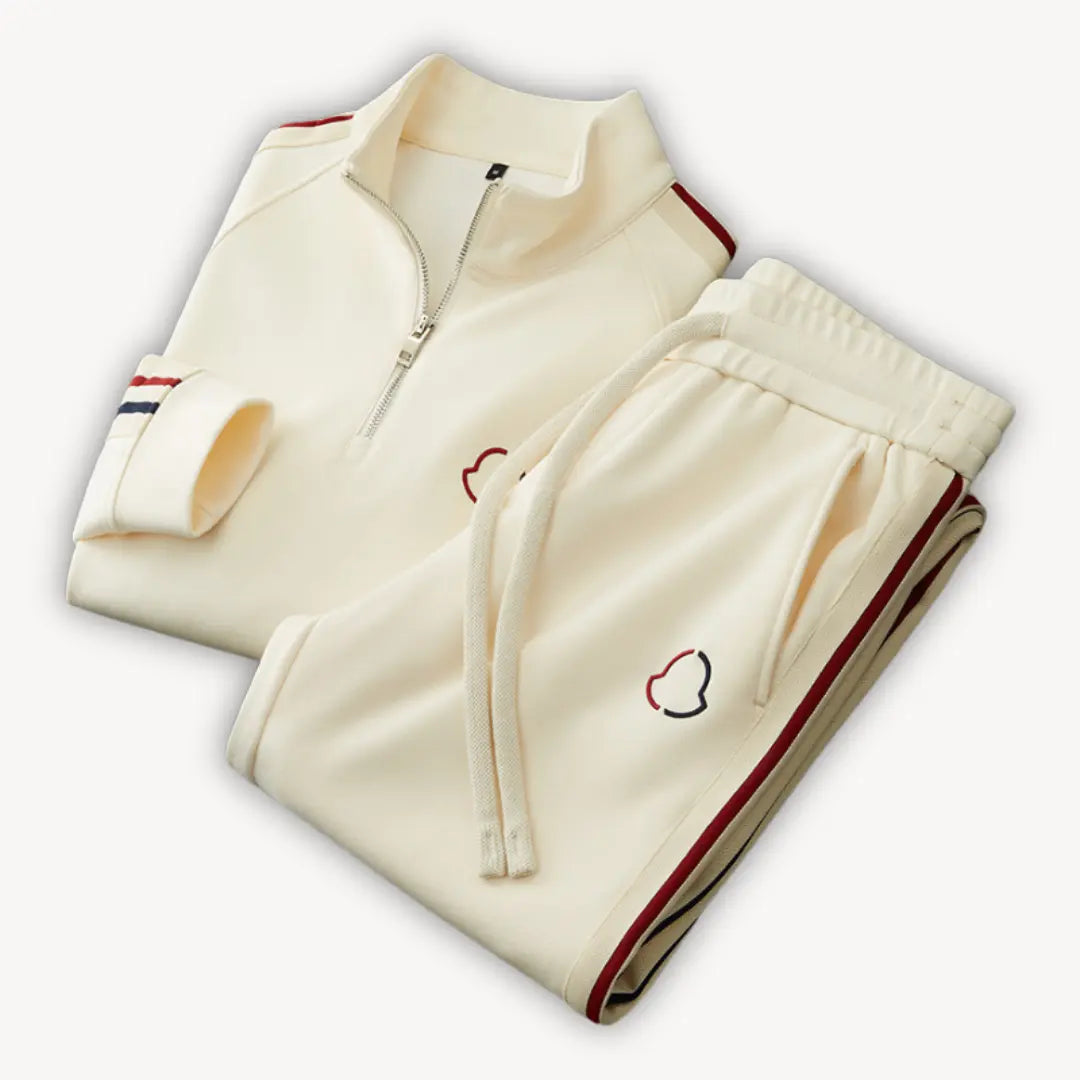 Modern Men's Tracksuit with Zip-Up Design – Breathable Cotton Blend, Relaxed Fit for Casual and Active Wear 4