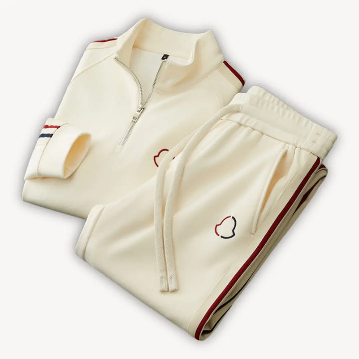 Modern Men's Tracksuit with Zip-Up Design – Breathable Cotton Blend, Relaxed Fit for Casual and Active Wear 4