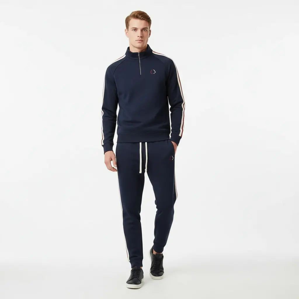 MunaWear - Tracksuits - Caden – Modern Men's Tracksuit With Zip-Up Design For Casual And Active Wear - 