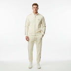 MunaWear - Tracksuits - Caden – Modern Men's Tracksuit With Zip-Up Design For Casual And Active Wear - Beige / 4XL