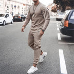 Timber - Luxe Mens Tracksuit Set with Adjustable Fit for Ultimate Comfort, Sizes - Khaki