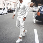 Timber  - Luxe Mens Tracksuit Set with Adjustable Fit for Ultimate Comfort, Sizes - White
