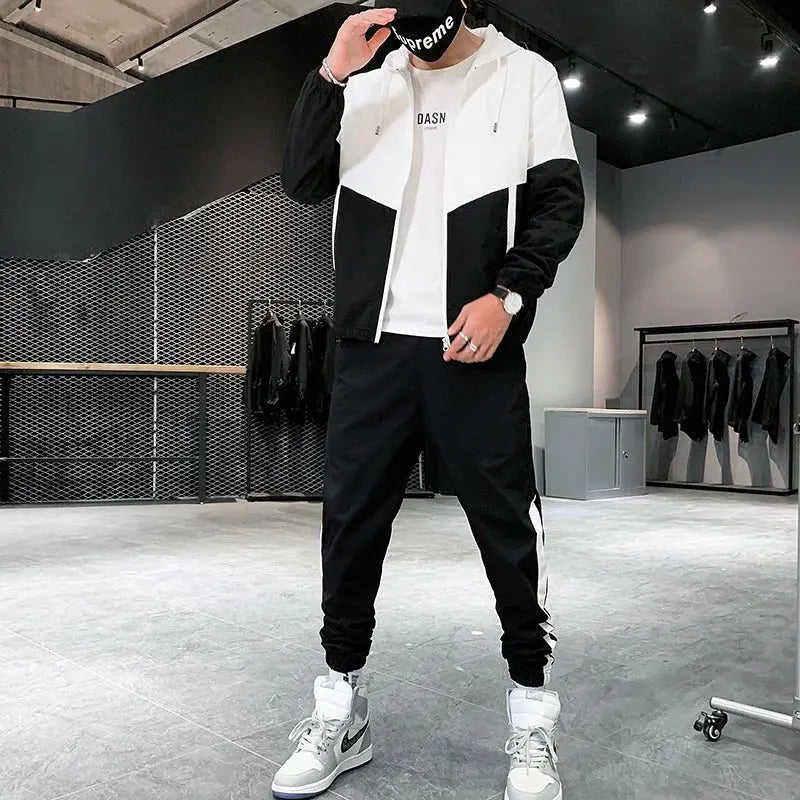 Ethan – Casual Hooded Mens Tracksuit Set with Joggers & Jacket for Active Lifestyle Size XL-XXL 0