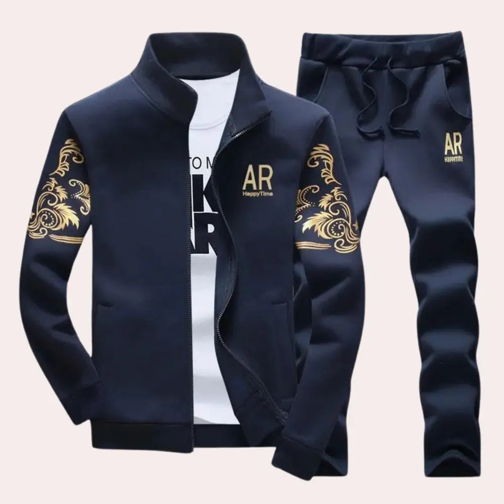 Ethan – Elegant 2-Piece Training Set with Gold Accents Size S-L 0
