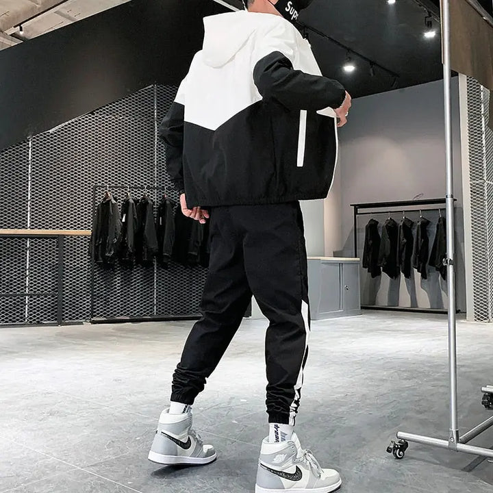 Ethan – Sporty Men's Tracksuit Set with Windbreaker & Joggers, Lightweight & Breathable Size M-4XL 3