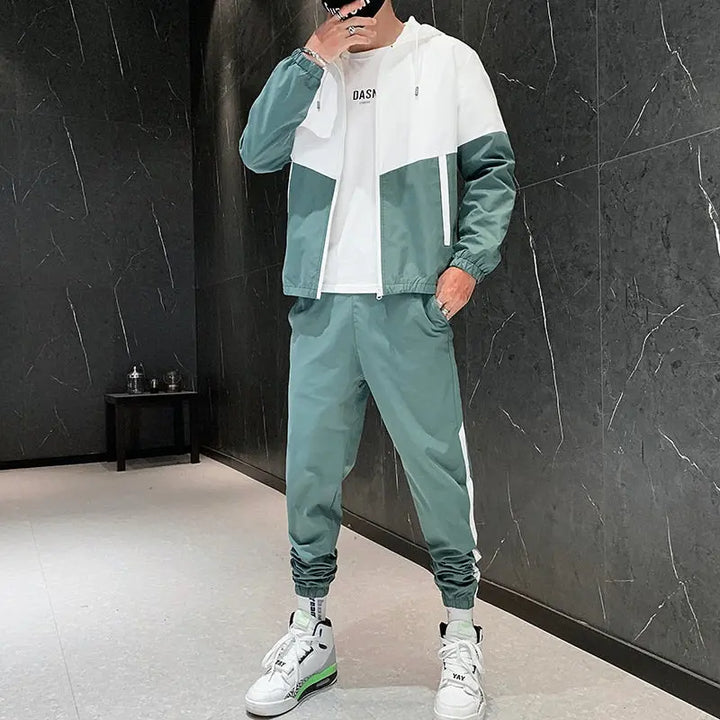 Ethan – Sporty Men's Tracksuit Set with Windbreaker & Joggers, Lightweight & Breathable Size M-4XL 5