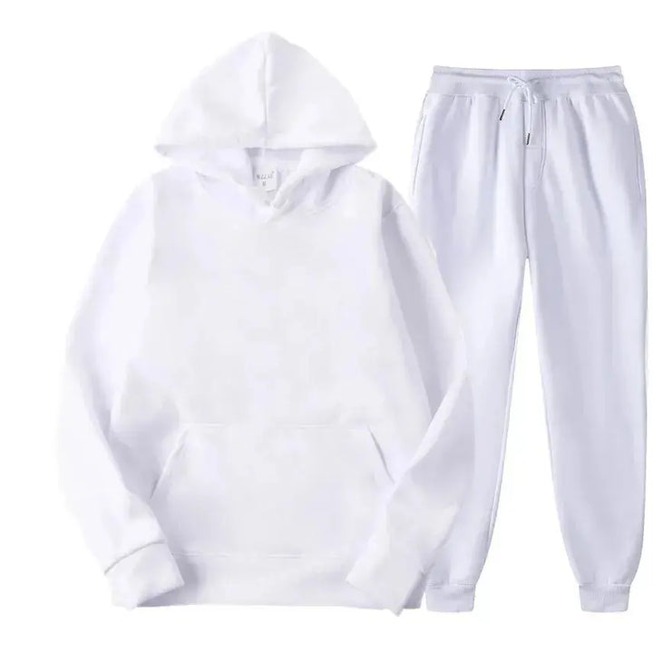 Ethan – Stylish Solid Color Hoodie and Pants Set for Men Size S-4XL 0