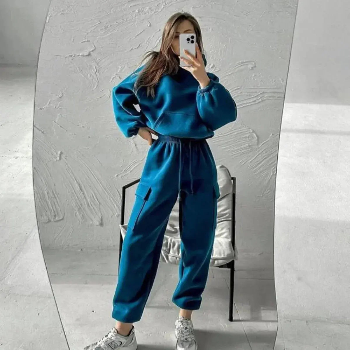 Faye - Cozy Women's Tracksuit Set With Relaxed Fit For Casual Outings And Lounging 1