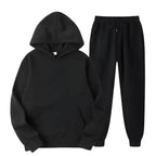 MunaWear - Tracksuits - Grady – Stylish Solid Color Hoodie and Pants Set for Men - 