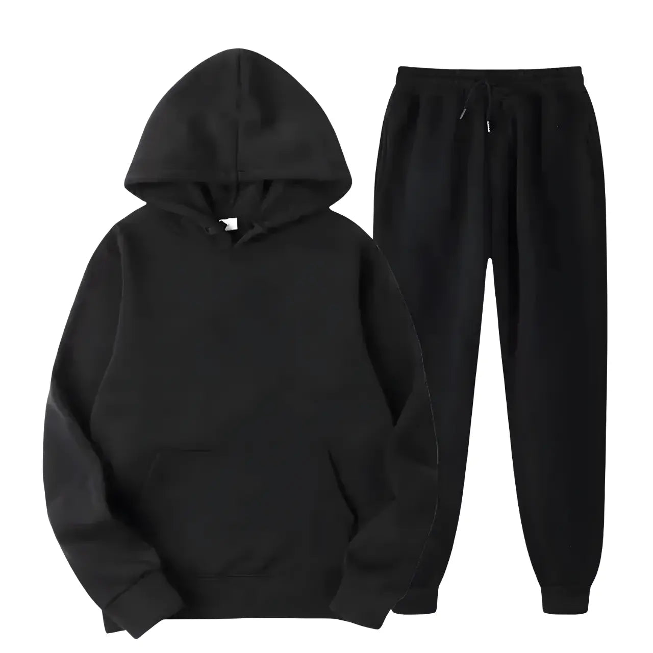 MunaWear - Tracksuits - Grady – Stylish Solid Color Hoodie and Pants Set for Men - 