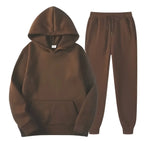 MunaWear - Tracksuits - Grady – Stylish Solid Color Hoodie and Pants Set for Men - 