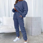 Liora - Cozy Women's Tracksuit Set With Relaxed Fit For Casual Outings 4