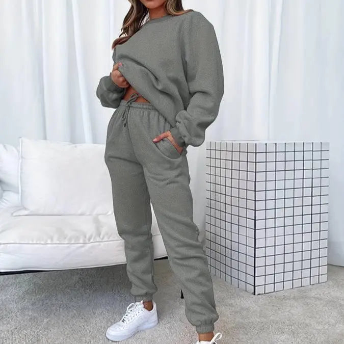 Liora - Cozy Women's Tracksuit Set With Relaxed Fit For Casual Outings 6