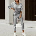 Liora - Modern Women's Tracksuit Set With Zipper Top For Casual Outings 3
