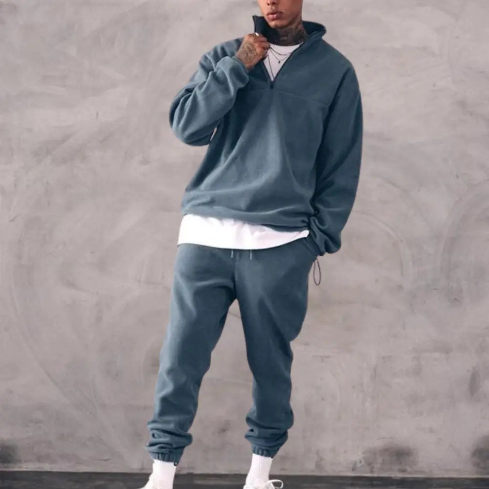 Matteo – Stylish and Comfortable 2-Piece Men's Set with Hoodie and Joggers, Size XS-L 0