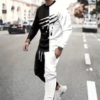 MunaWear - Tracksuits - Robin – Stylish Casual Tracksuit for Men with Bold Graphic Print - 