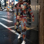 MunaWear - Tracksuits - Robin – Stylish Casual Tracksuit for Men with Bold Graphic Print - 