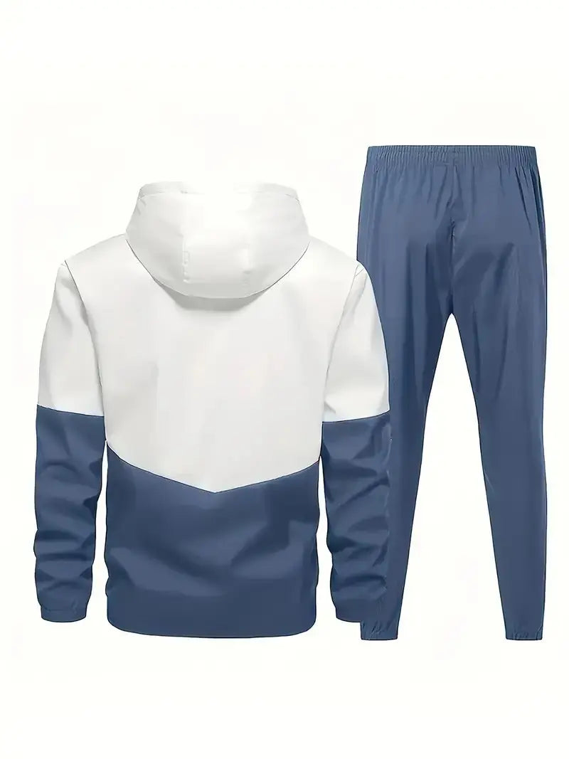 Ryder – Sporty Men's Tracksuit Set with Windbreaker & Joggers, Lightweight & Breathable Size M-4XL