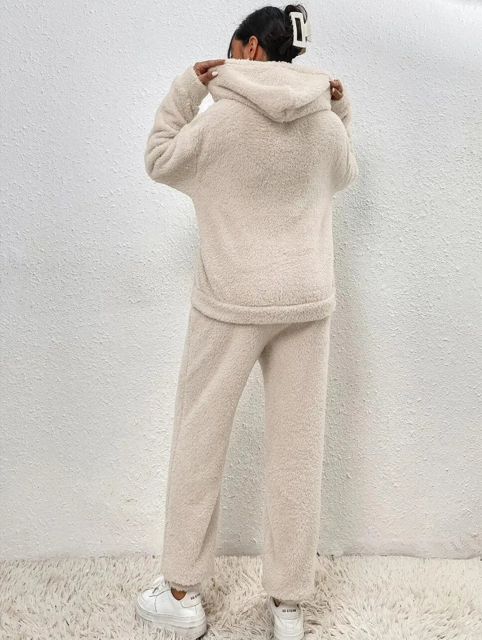 Selina - Cozy Women's Tracksuit Set With Hood For Casual Relaxation 4