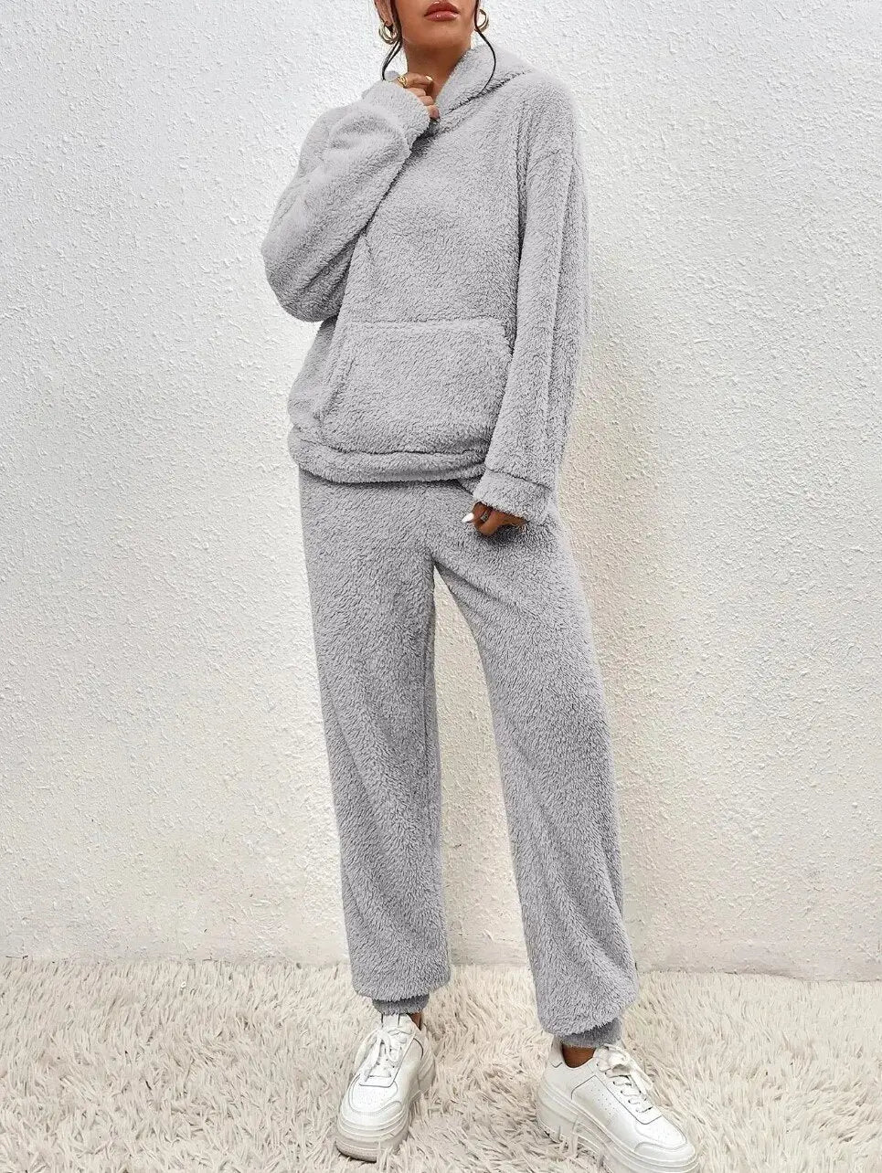 Selina - Cozy Women's Tracksuit Set With Hood For Casual Relaxation 8