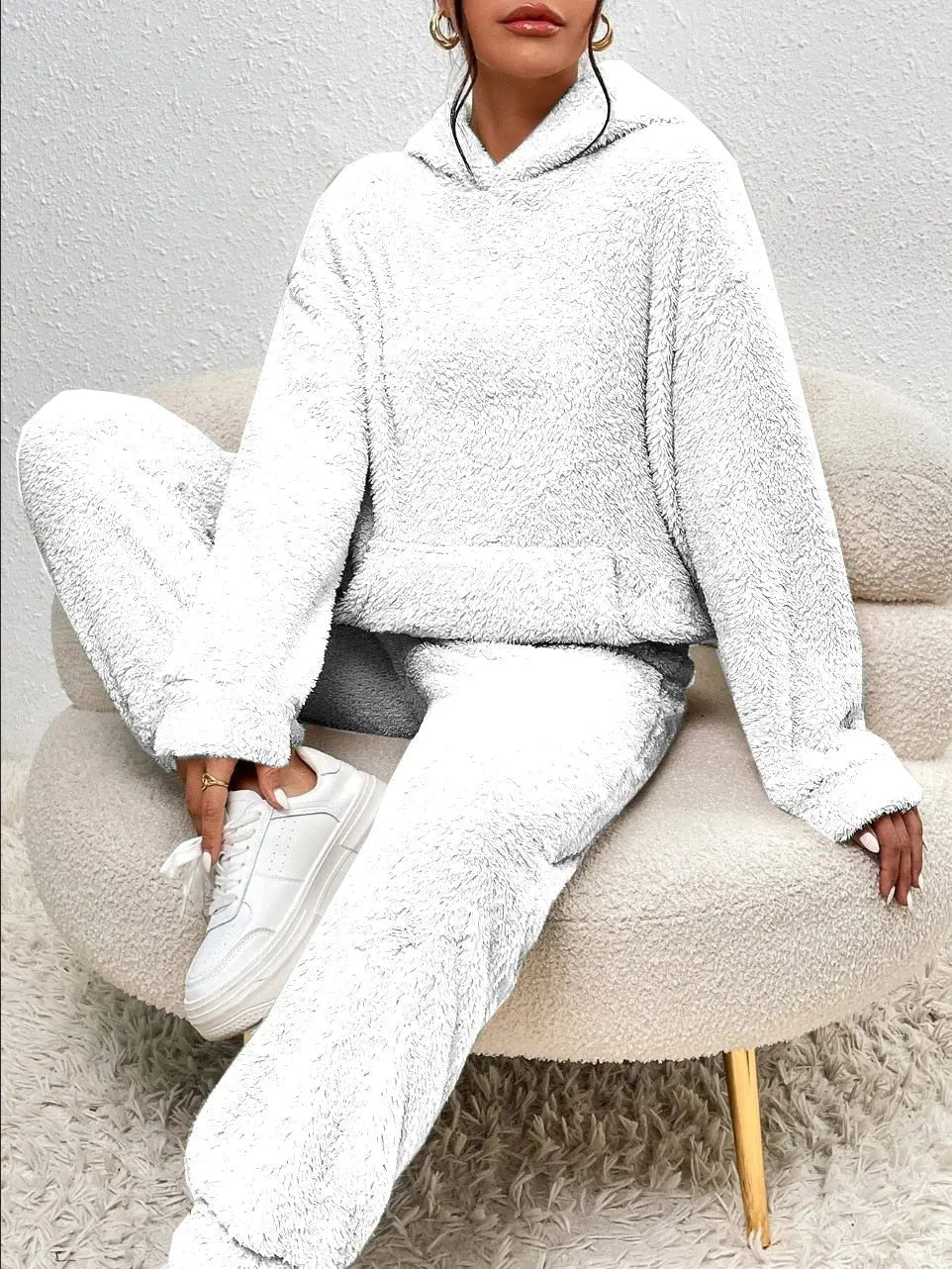 Selina - Cozy Women's Tracksuit Set With Hood For Casual Relaxation 7