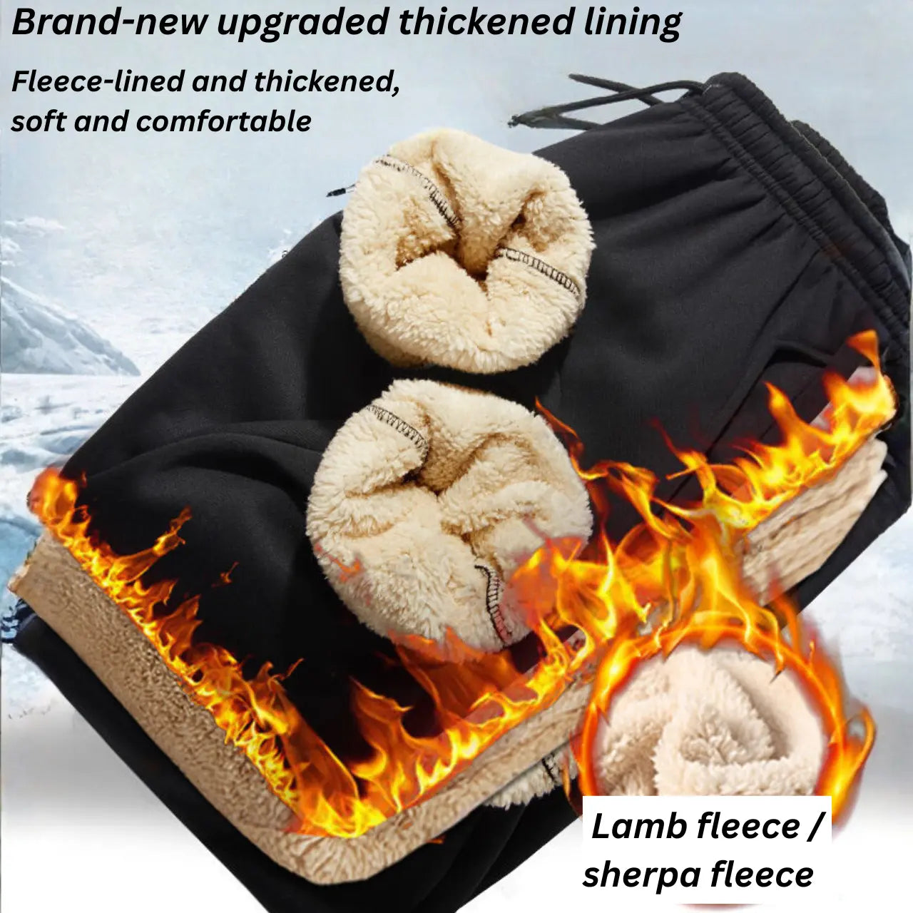 MunaWear - Tracksuits - Sven – Comfortable Sherpa Lined Men's Tracksuit with Hoodie & Joggers - 