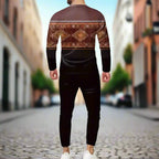 Tristan – Retro Print Tracksuit for Men, Stylish & Comfortable Set