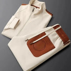 MunaWear - Tracksuits - Trivor – Modern Men's Tracksuit Set With Tailored Fit And Sporty Stripe Accents For Workouts And Casual Wear - 