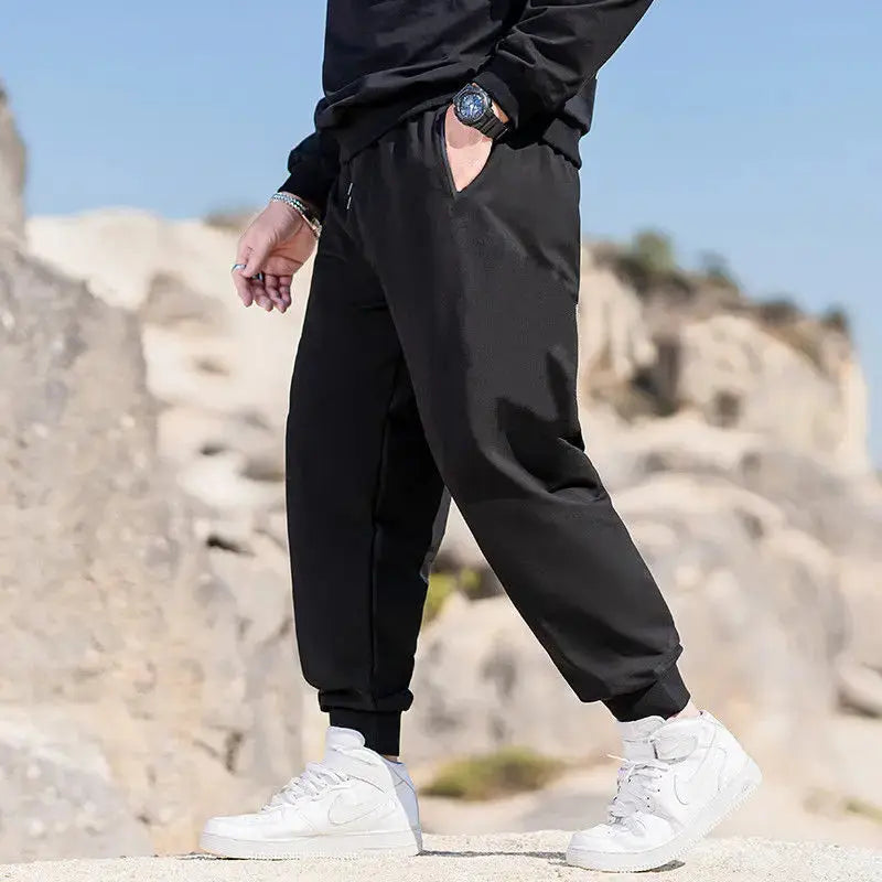 Ethan – Loose Fit Men's Tracksuit Bottoms with Elastic Waist for Casual Comfort, Size 10XL 0