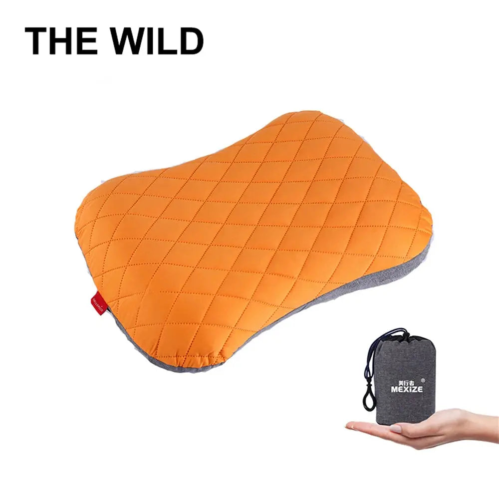 Mia - Portable Inflatable Travel Pillow for Comfort on the Go, Size 46cm x 32cm 1