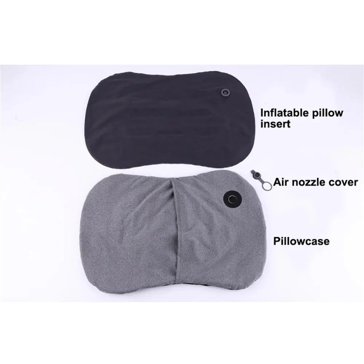 Mia - Portable Inflatable Travel Pillow for Comfort on the Go, Size 46cm x 32cm 4