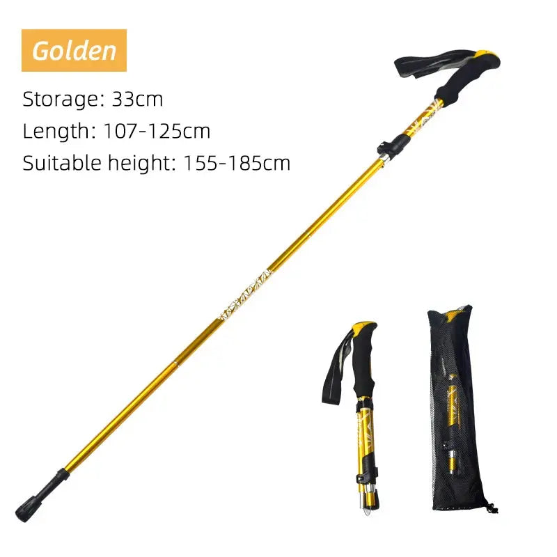 Amelia – Adjustable Lightweight Trekking Pole for Hiking, Camping & Nordic Walking, Foldable Design, Size Up to 130 cm 6