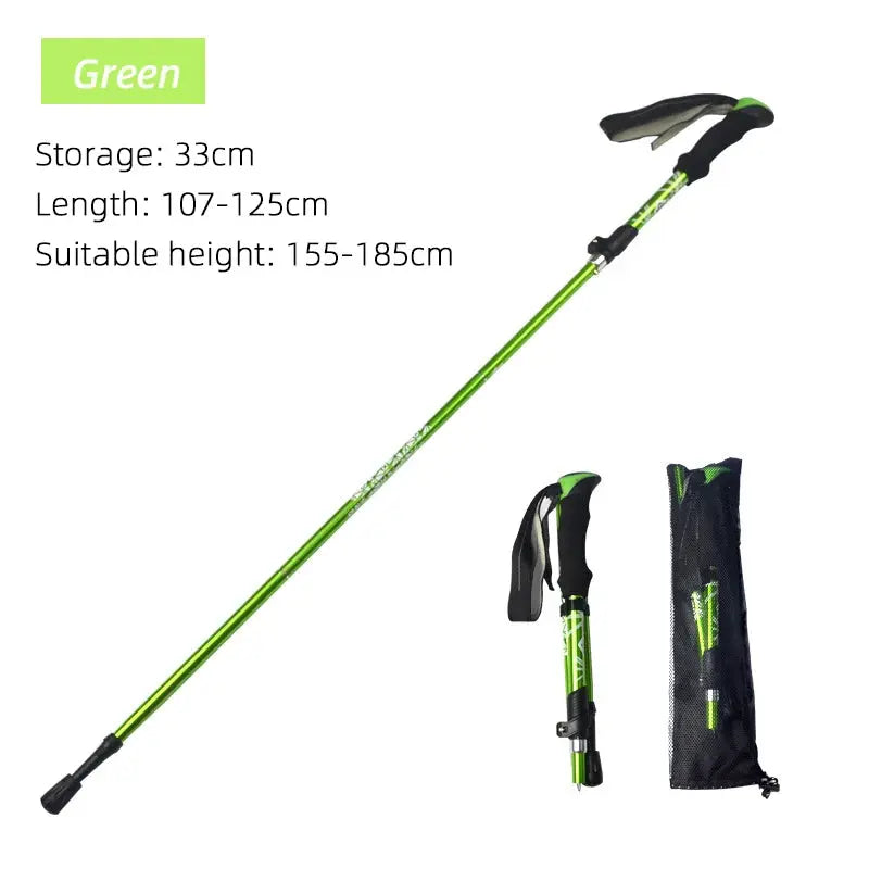 Amelia – Adjustable Lightweight Trekking Pole for Hiking, Camping & Nordic Walking, Foldable Design, Size Up to 130 cm 7