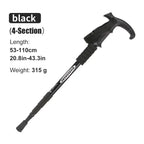 Evelyn – Lightweight Adjustable Trekking Pole for Hiking and Climbing, Portable Walking Stick, Size 65-135 cm 0