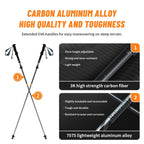 Evelyn – Ultralight Carbon Fiber Folding Hiking Poles for Trekking & Climbing, Adjustable Size 65-135 cm 6