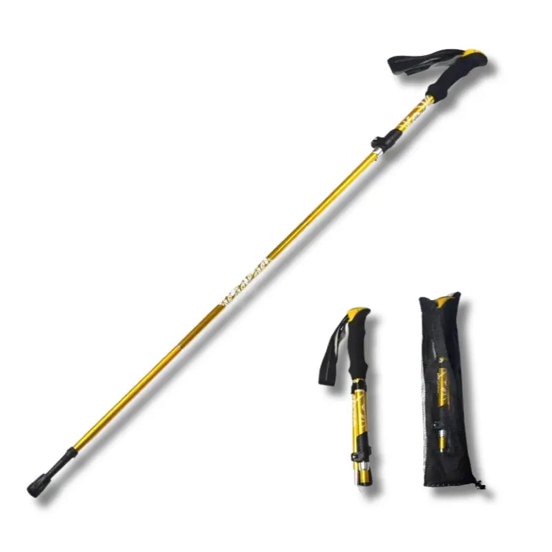 MunaWear - Trekking Poles - GearNest – 5-Section Telescopic Outdoor Trekking Pole for Hiking & Camping - 