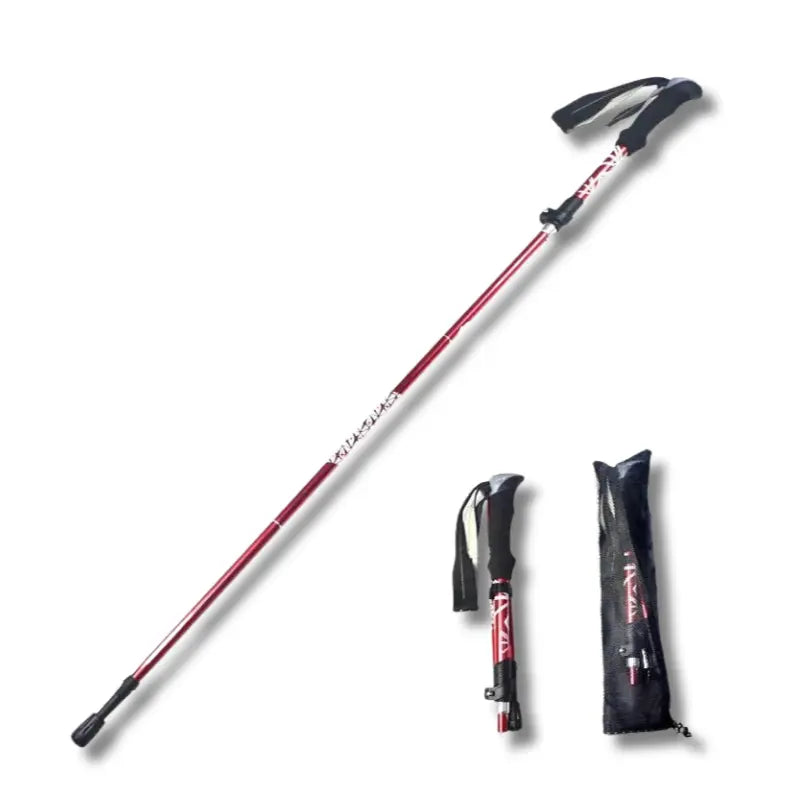 MunaWear - Trekking Poles - GearNest – 5-Section Telescopic Outdoor Trekking Pole for Hiking & Camping - 