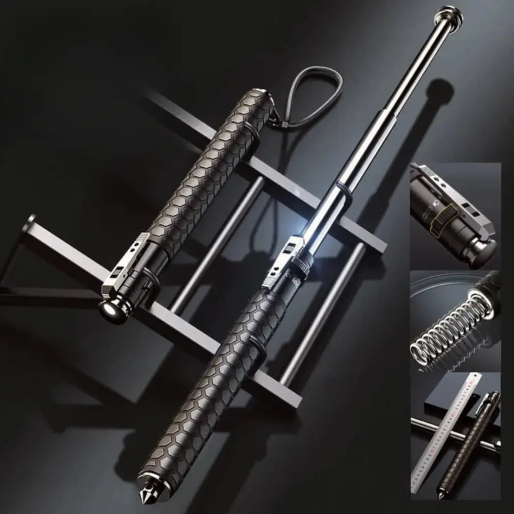 Mia – Lightweight Adjustable Hiking Walking Stick with LED Light for Outdoor Safety and Comfort 9