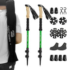 MunaWear - Trekking & Hiking Poles - EverTrail - Ultralight Carbon Fiber Trekking Poles for Hiking and Climbing - 