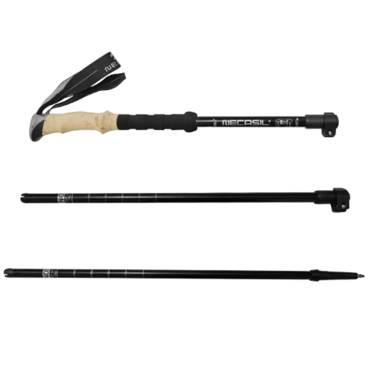 MunaWear - Trekking & Hiking Poles - EverTrail - Ultralight Carbon Fiber Trekking Poles for Hiking and Climbing - 