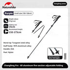 MunaWear - Trekking & Hiking Poles - PeakPulse – Ultralight Carbon Fiber Folding Hiking Poles for Trekking & Climbing - Purple / Small (103-120cm)