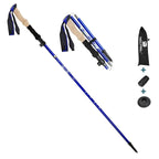 MunaWear - Trekking & Hiking Poles - ZenithPath – Ultralight Adjustable Trekking Poles with Quick Lock System for Hiking & Walking - Blue